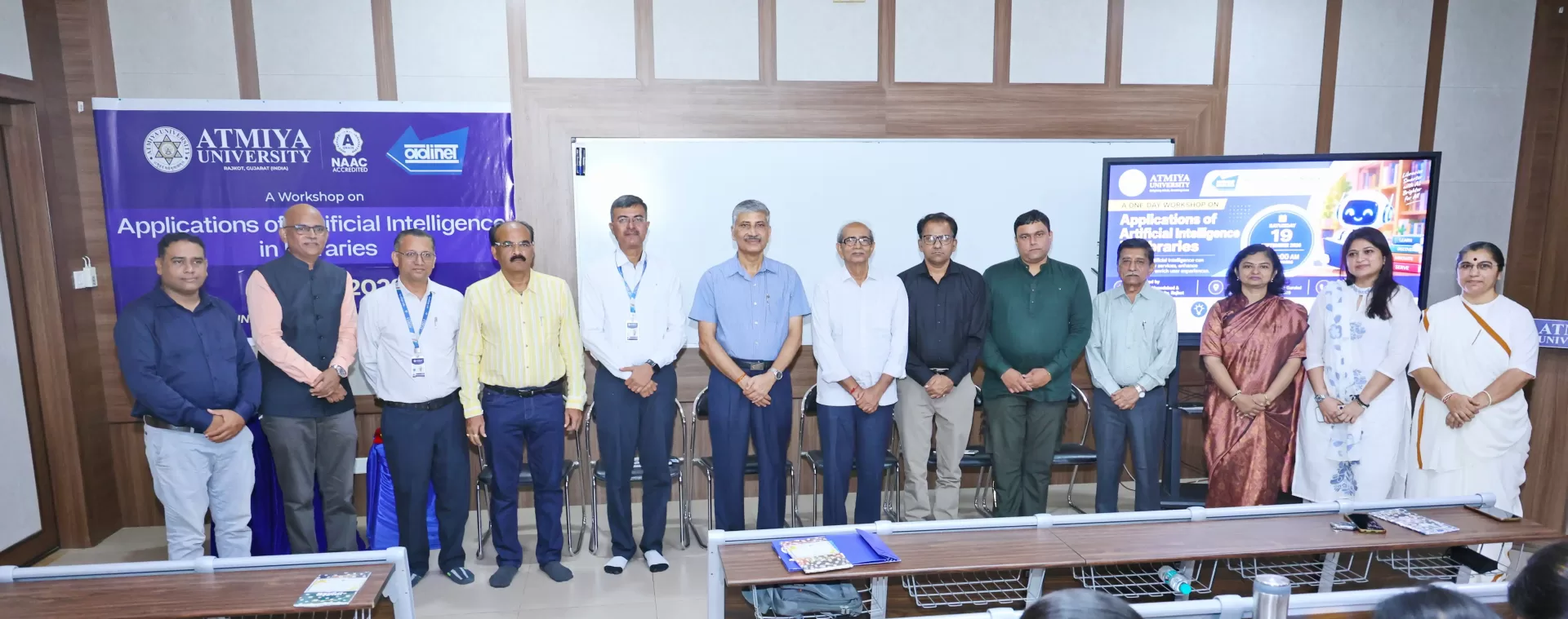 AI Workshop at Atmiya University Rajkot