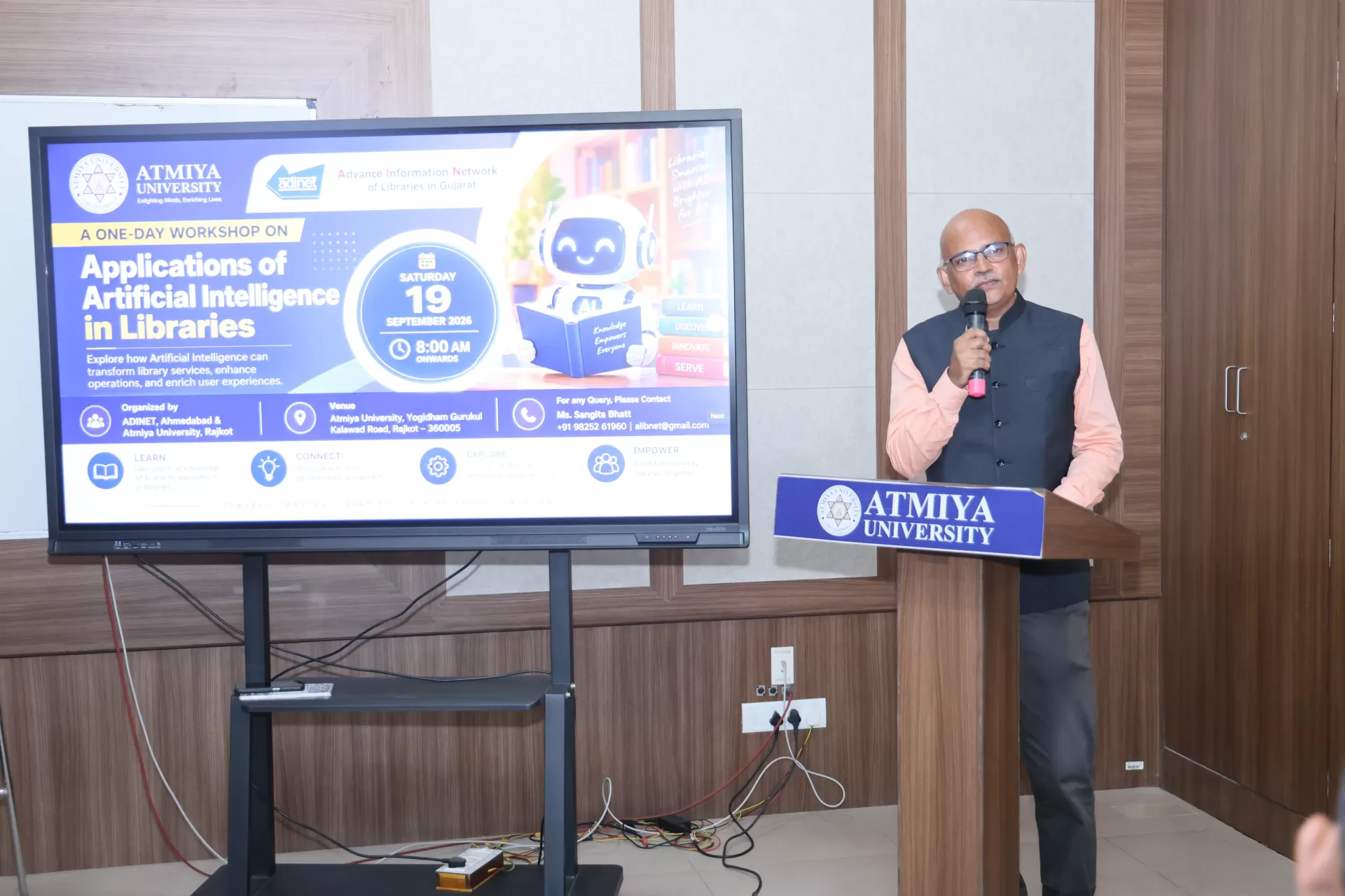 AI Workshop at Atmiya University Rajkot