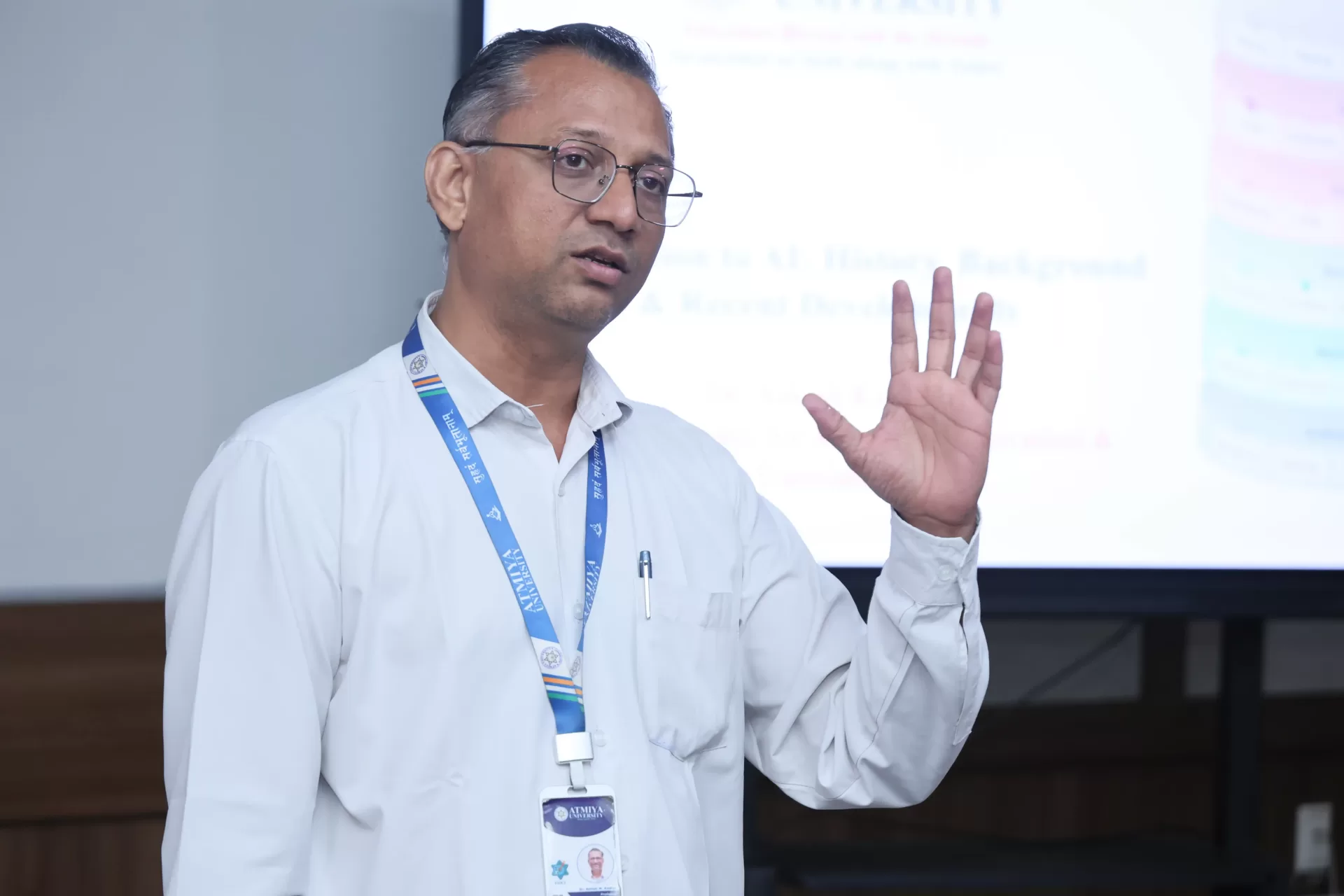 AI Workshop at Atmiya University Rajkot