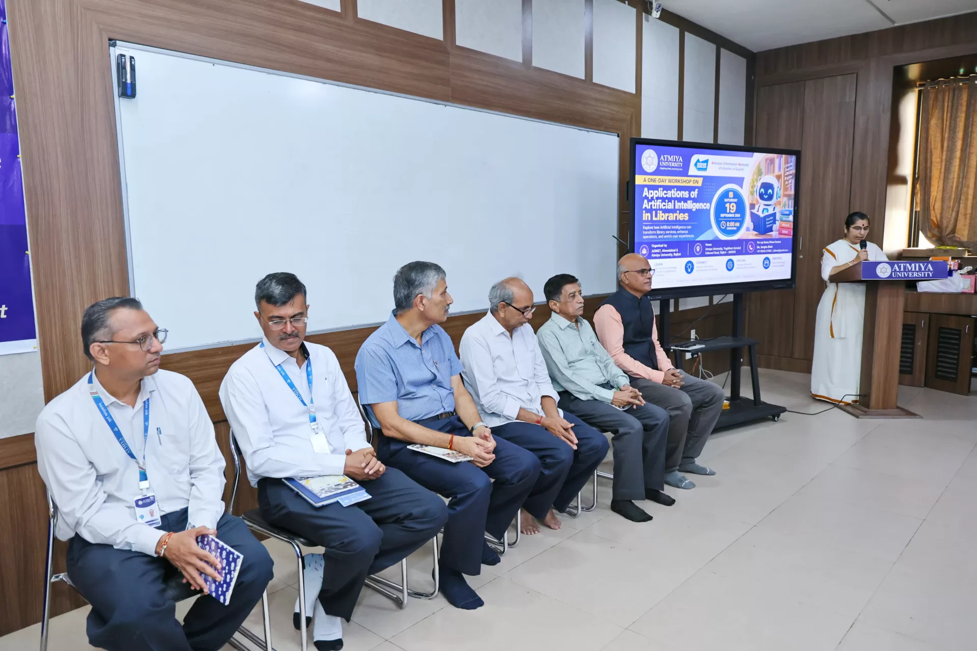 AI Workshop at Atmiya University Rajkot