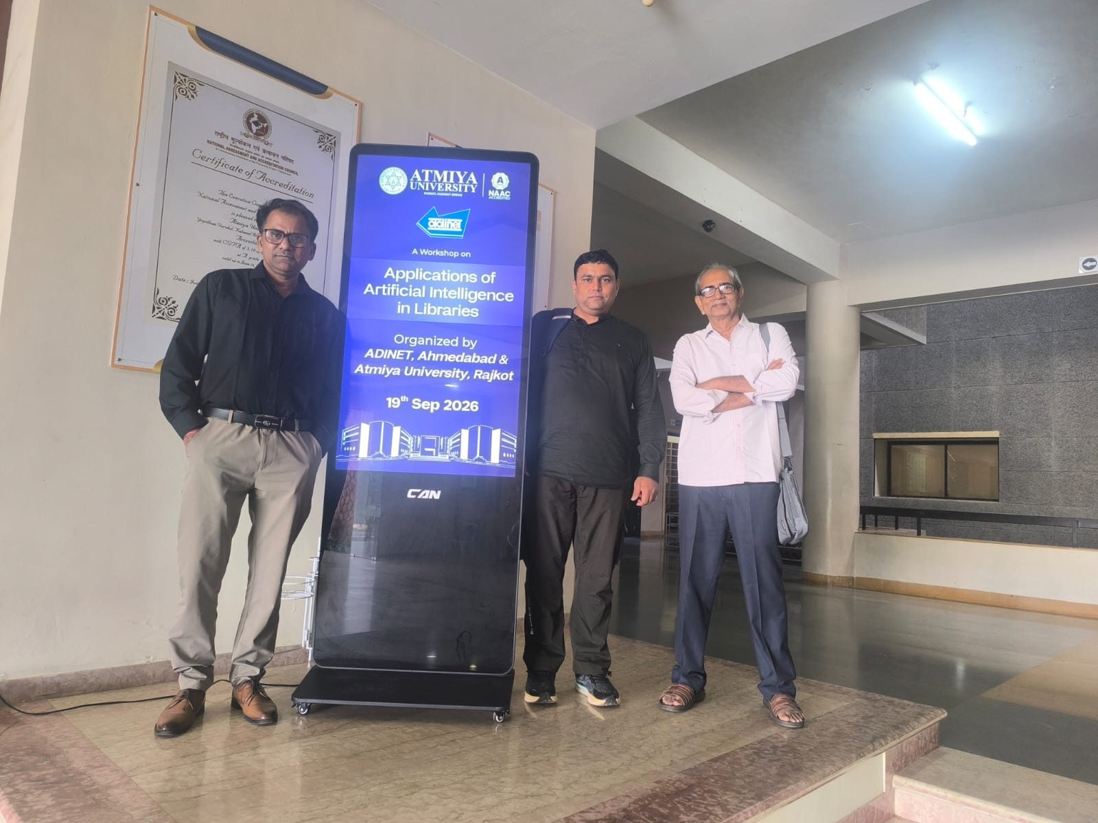 AI Workshop at Atmiya University Rajkot