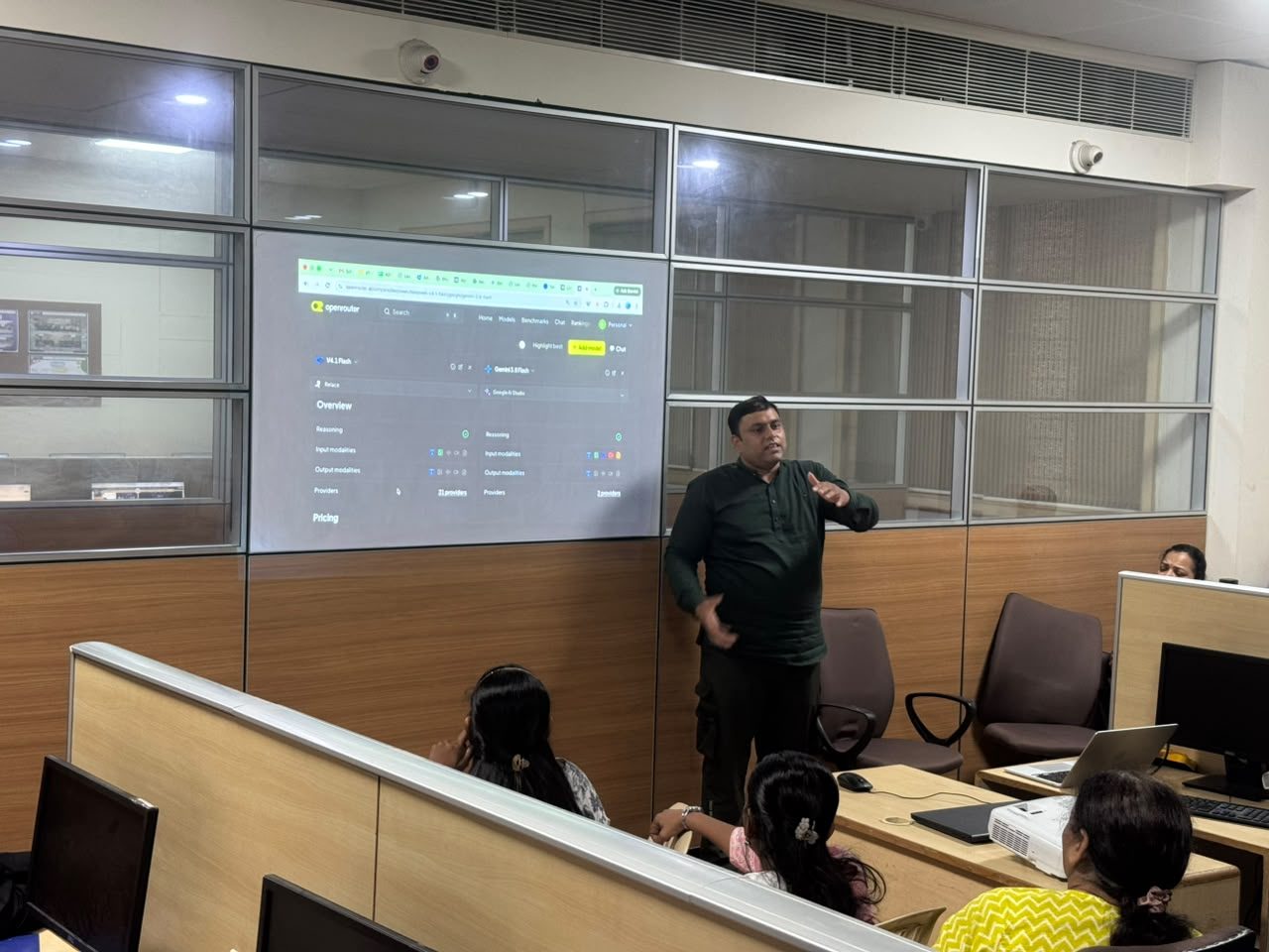 AI Workshop at Atmiya University Rajkot